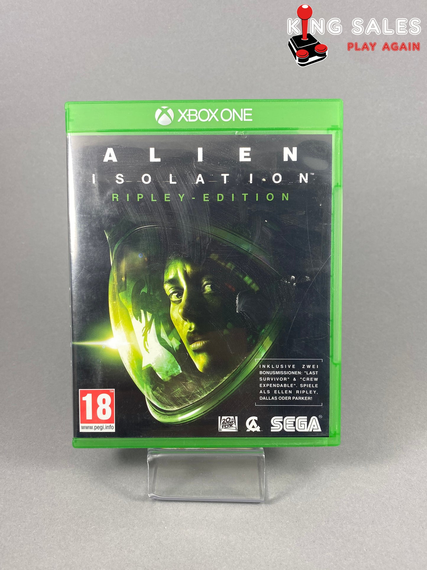 Xbox One Videospiel Alien Isolation Cover von vorne
