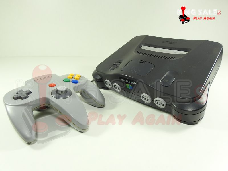 Nintendo 64 Spielkonsole mit einem Controller