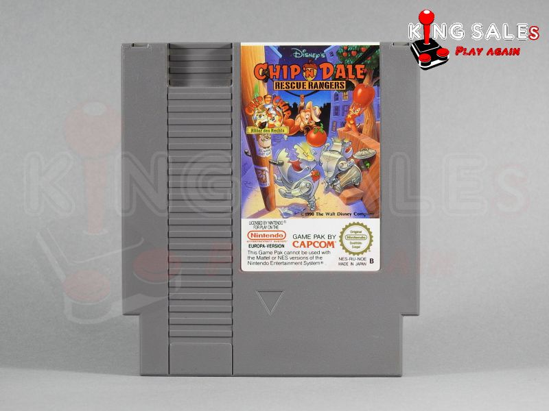 Nintendo NES Videospiel Chip n Dale Rescue Rangers Modul