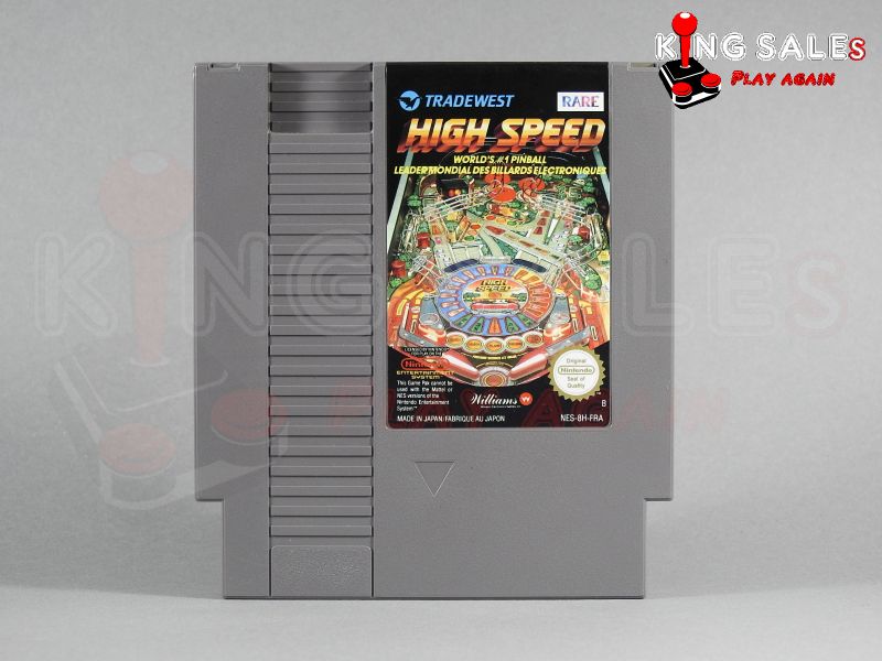 Nintendo NES Videospiel High Speed Pinball Modul