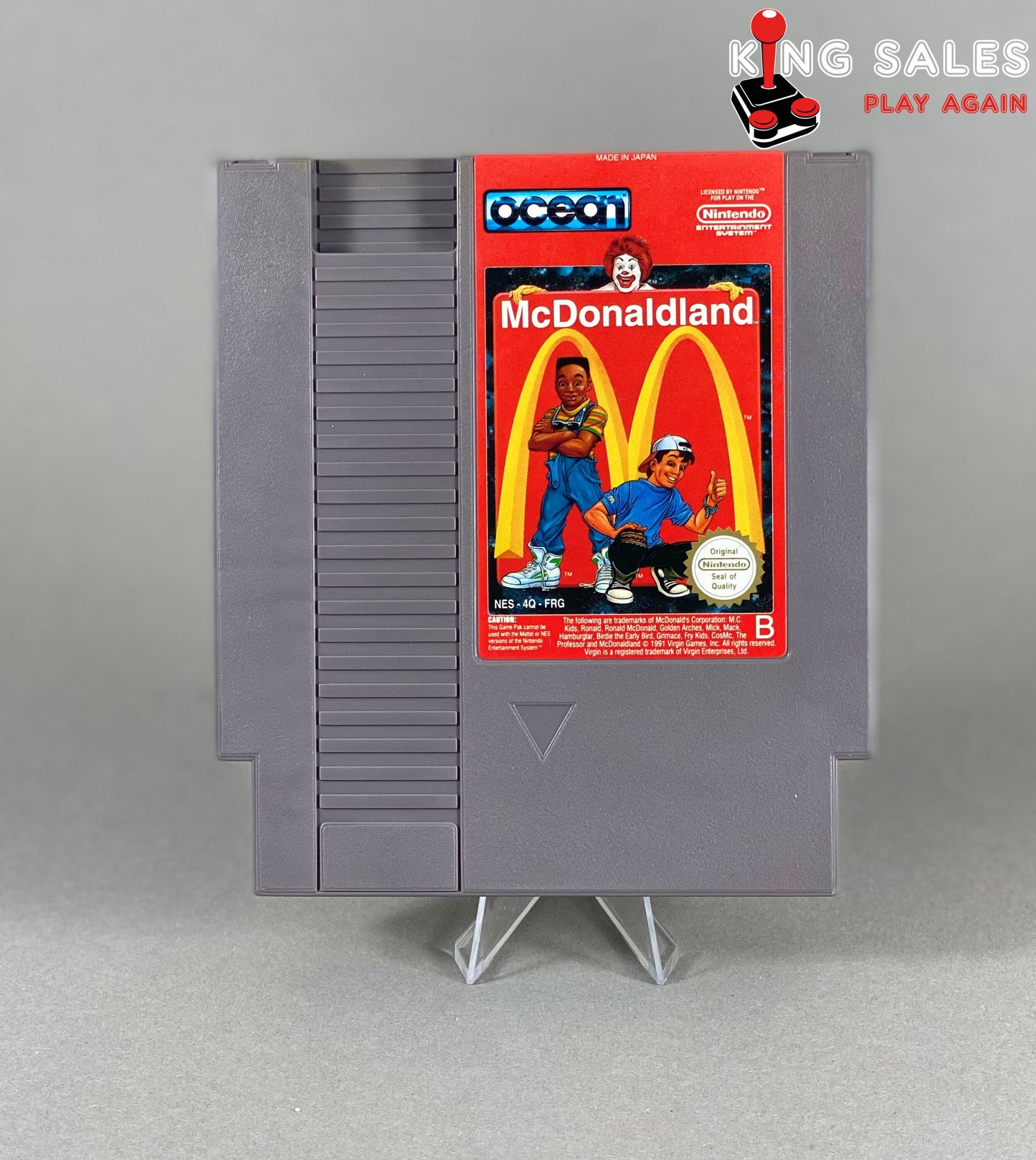 Nintendo NES Videospiel Mc Donaldland Modul