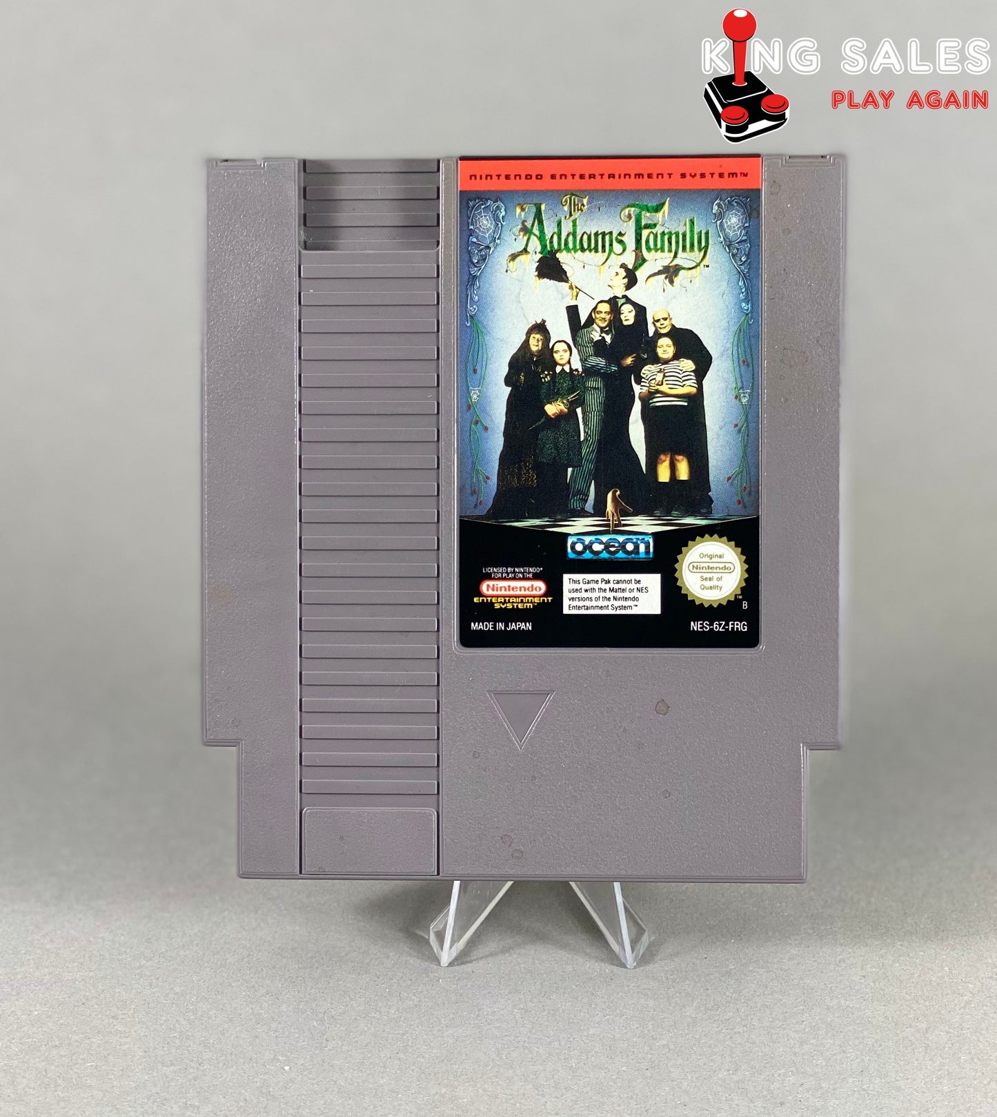 Nintendo NES Videospiel The Addams Family Modul
