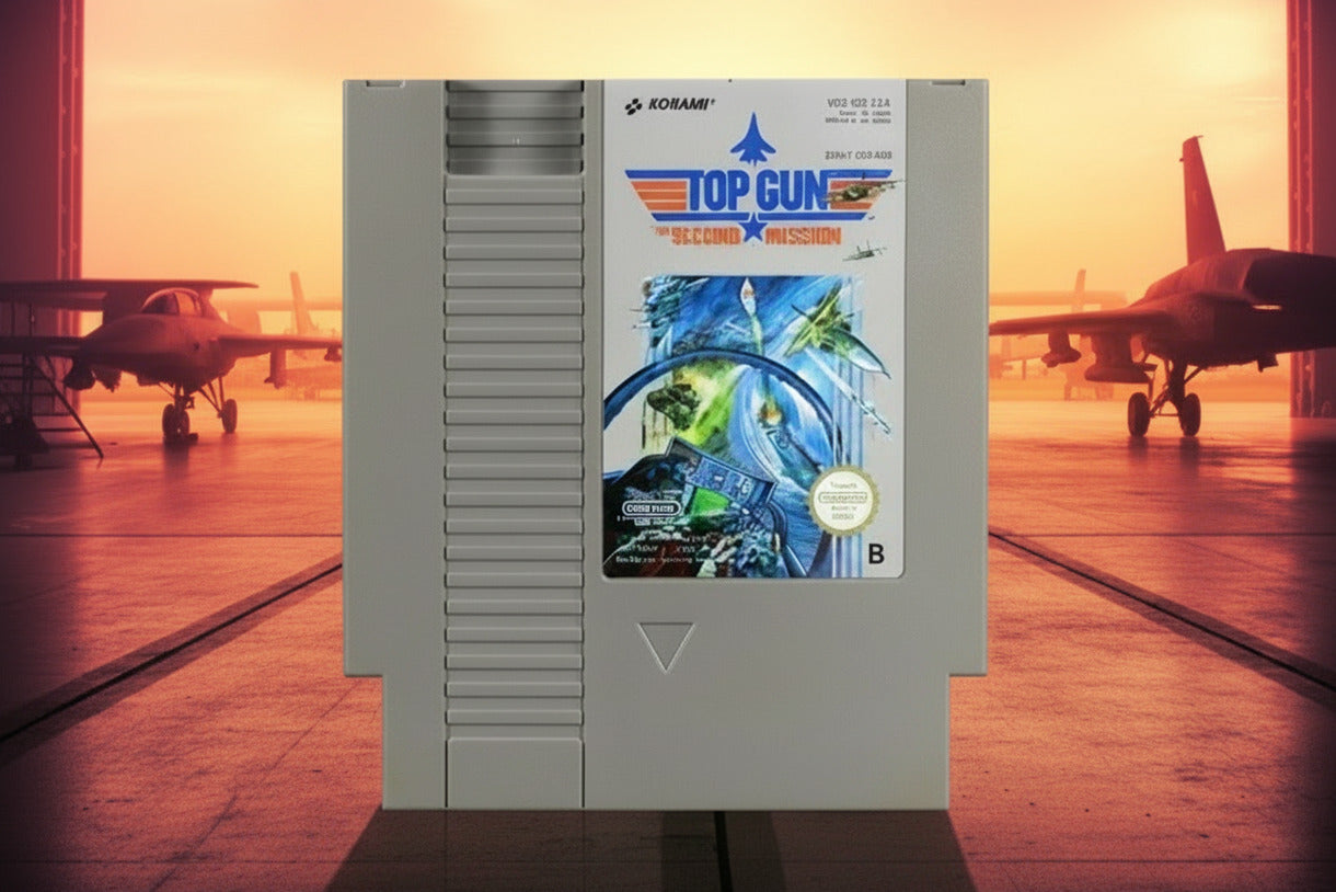 Nintendo NES Videospiel Top Gun The Second Mission Modul