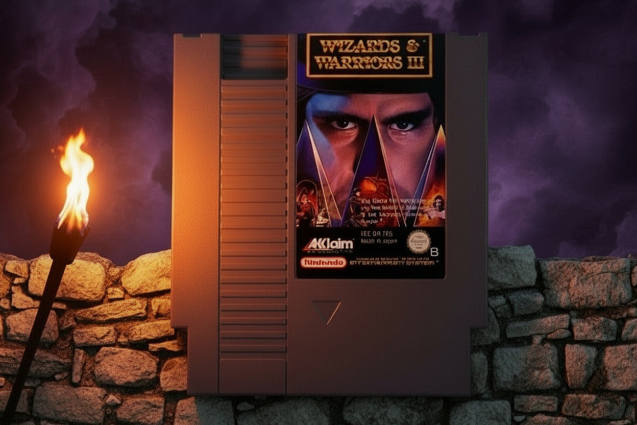 Nintendo NES Videospiel Wizards & Warriors III Modul