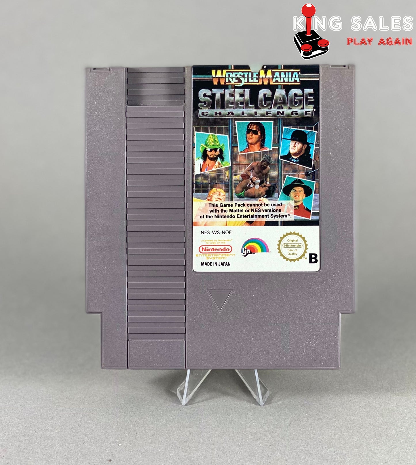 Nintendo NES Videospiel WWF WrestleMania Steel Cage Challenge Modul