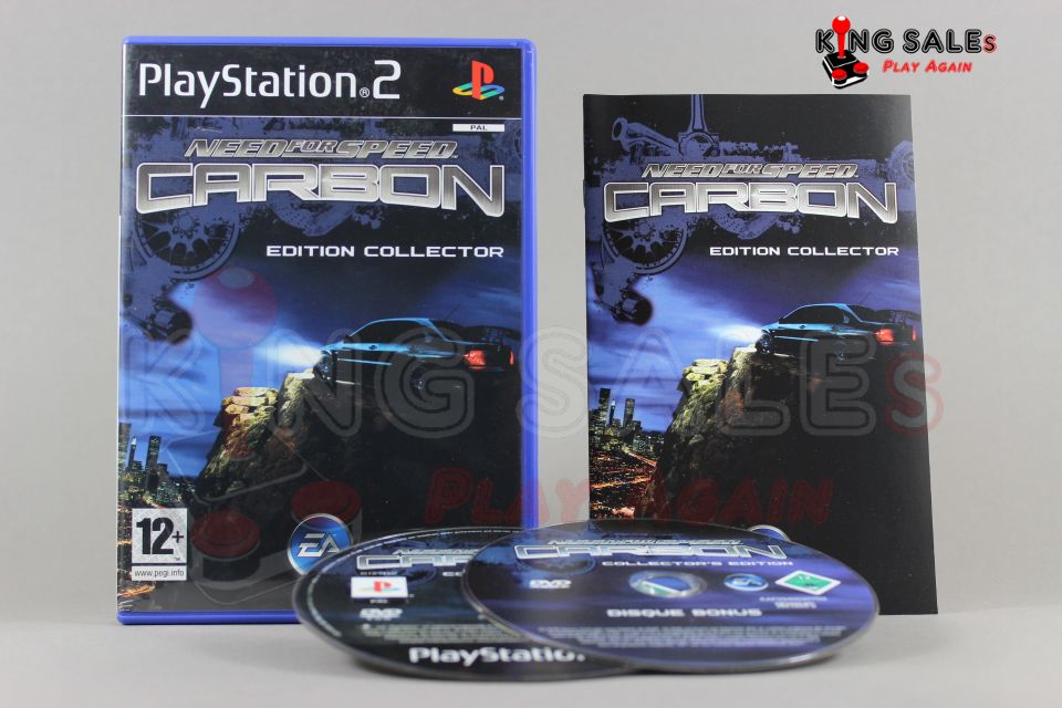 PlayStation 2 Videospiel Need for Speed Carbon Collector's Edition Hülle mit Anleitung und Disc