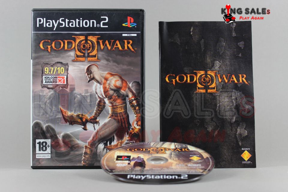 PlayStation 2 Videospiel God of War 2 Hülle mit Anleitung und Disc
