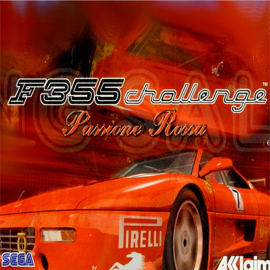 Dreamcast Videospiel F355 Challenge Passion Rosse mit Hülle Anleitung und Disc