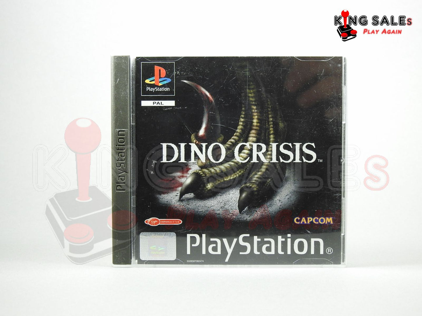 PlayStation Videospiel Dino Crisis Cover von vorne