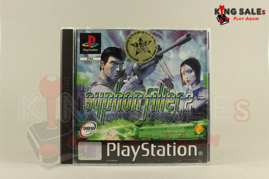 PlayStation Videospiel Syphon Filter 2 Hülle von vorne
