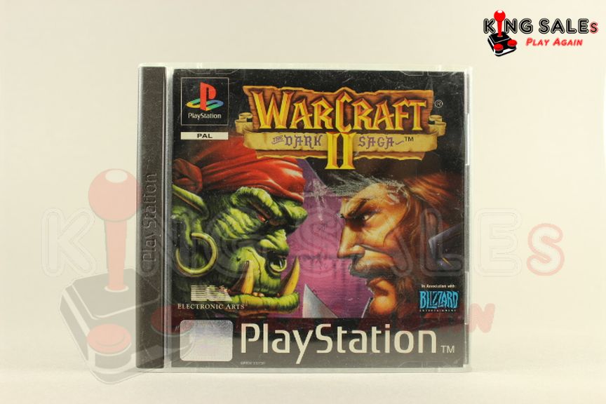 PlayStation Videospiel Warcraft 2 Hülle von vorne