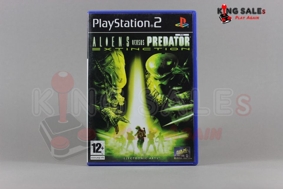 PlayStation 2 Videospiel Alien vs Predator Extiction Hülle von vorne