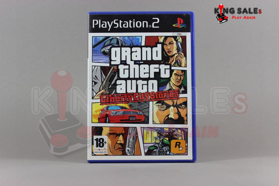 PlayStation 2 Videospiel Grand Theft Auto Liberty City Sories Hülle von vorne