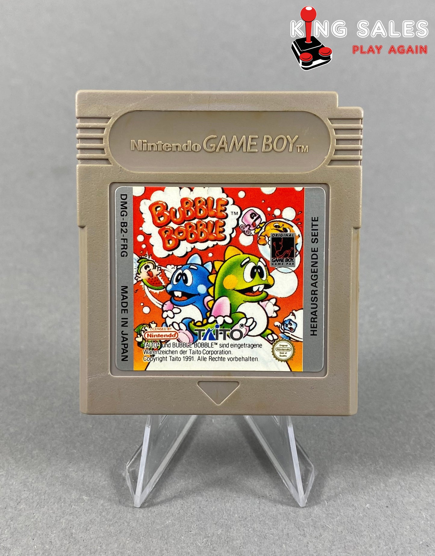 Game Boy Videospiel Bubble Bobble Modul