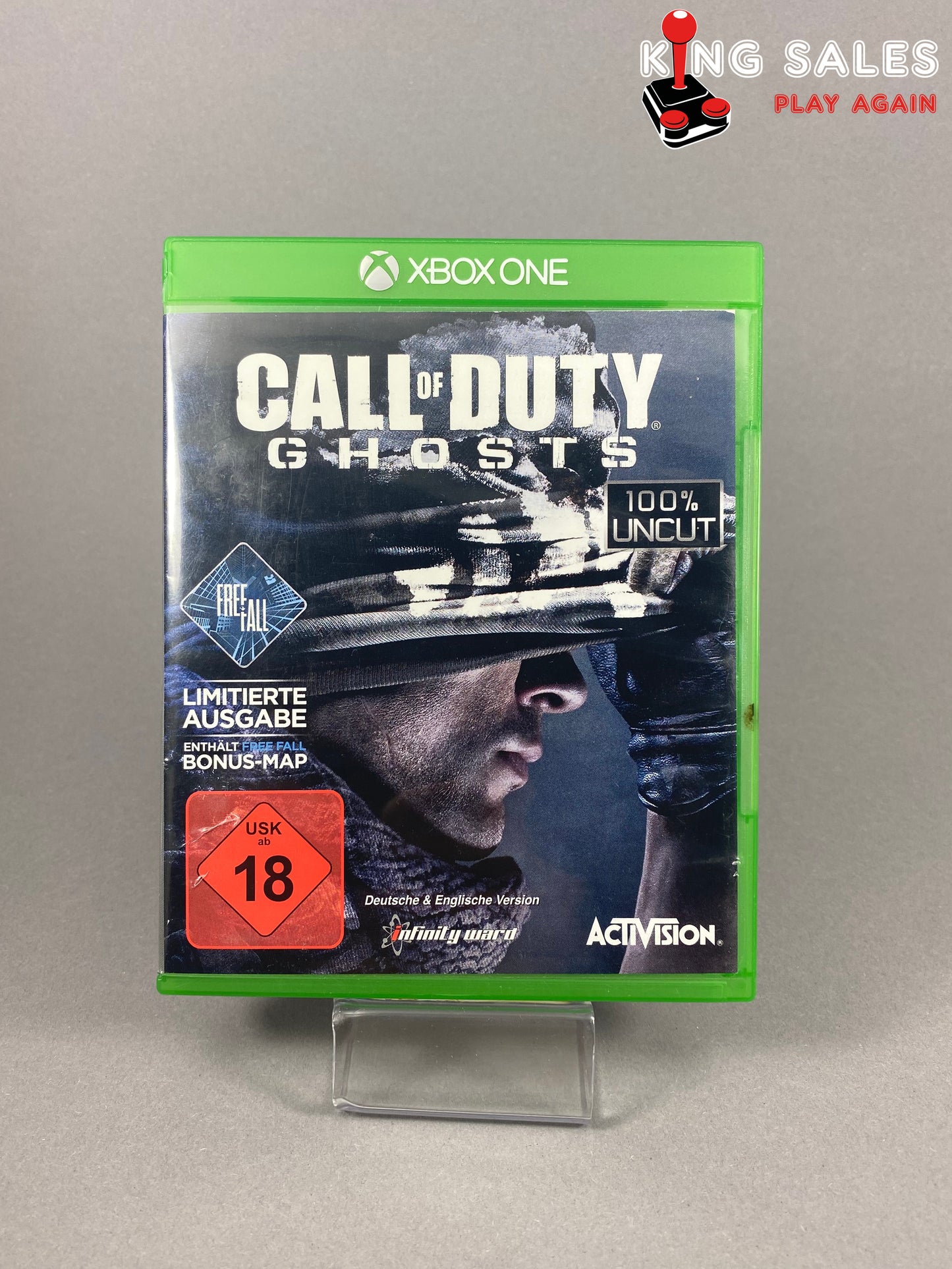 Xbox One Videospiel Call of Duty Ghosts Cover von vorne
