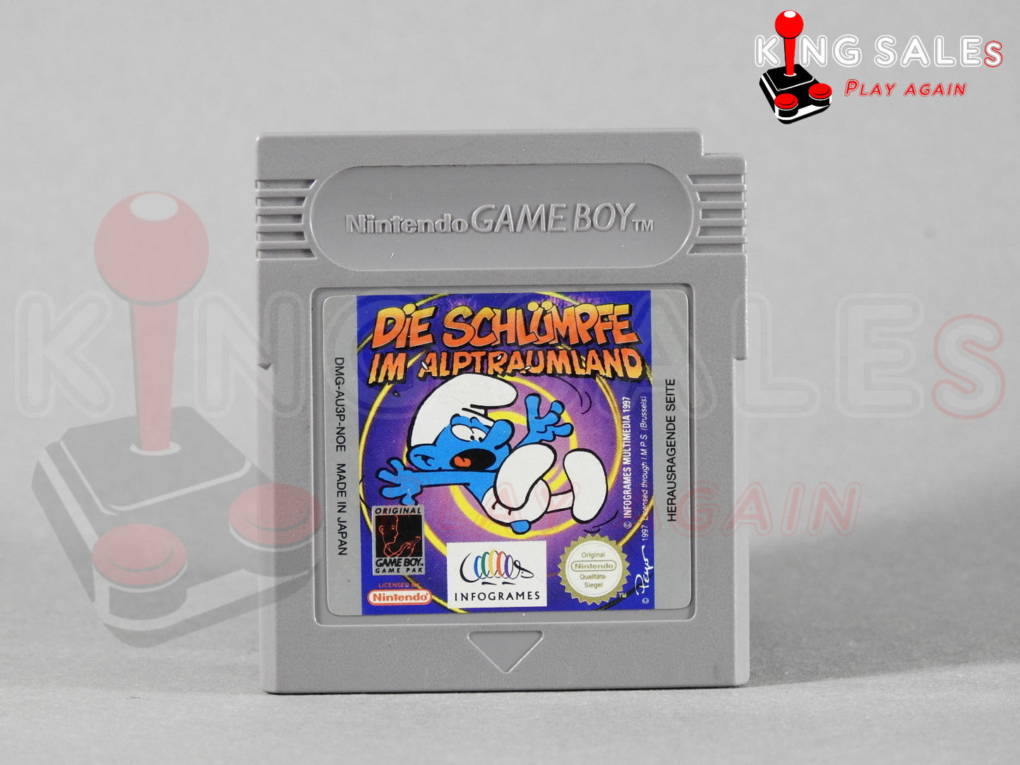Game Boy Videospiel Die Schlümpfe im Alptraumland Modul