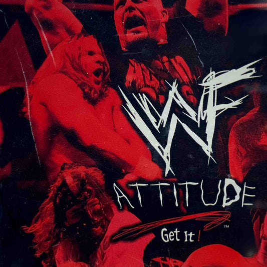 Sega Dreamcast Videospiel WWF Attitude Hülle mit Anleitung und Disc