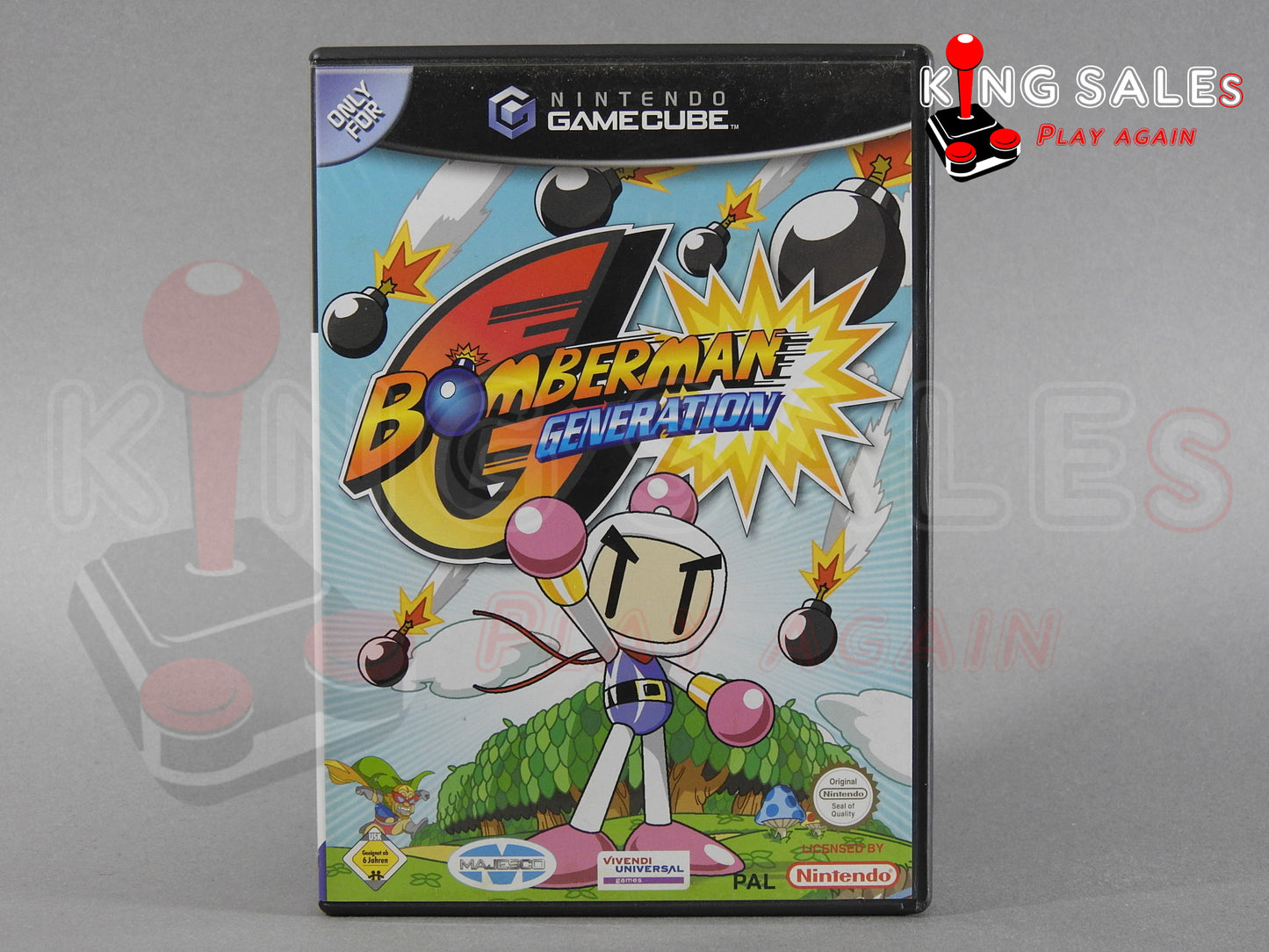 Nintendo Gamecube Videospiel Bombarman Generation Hülle von vorne