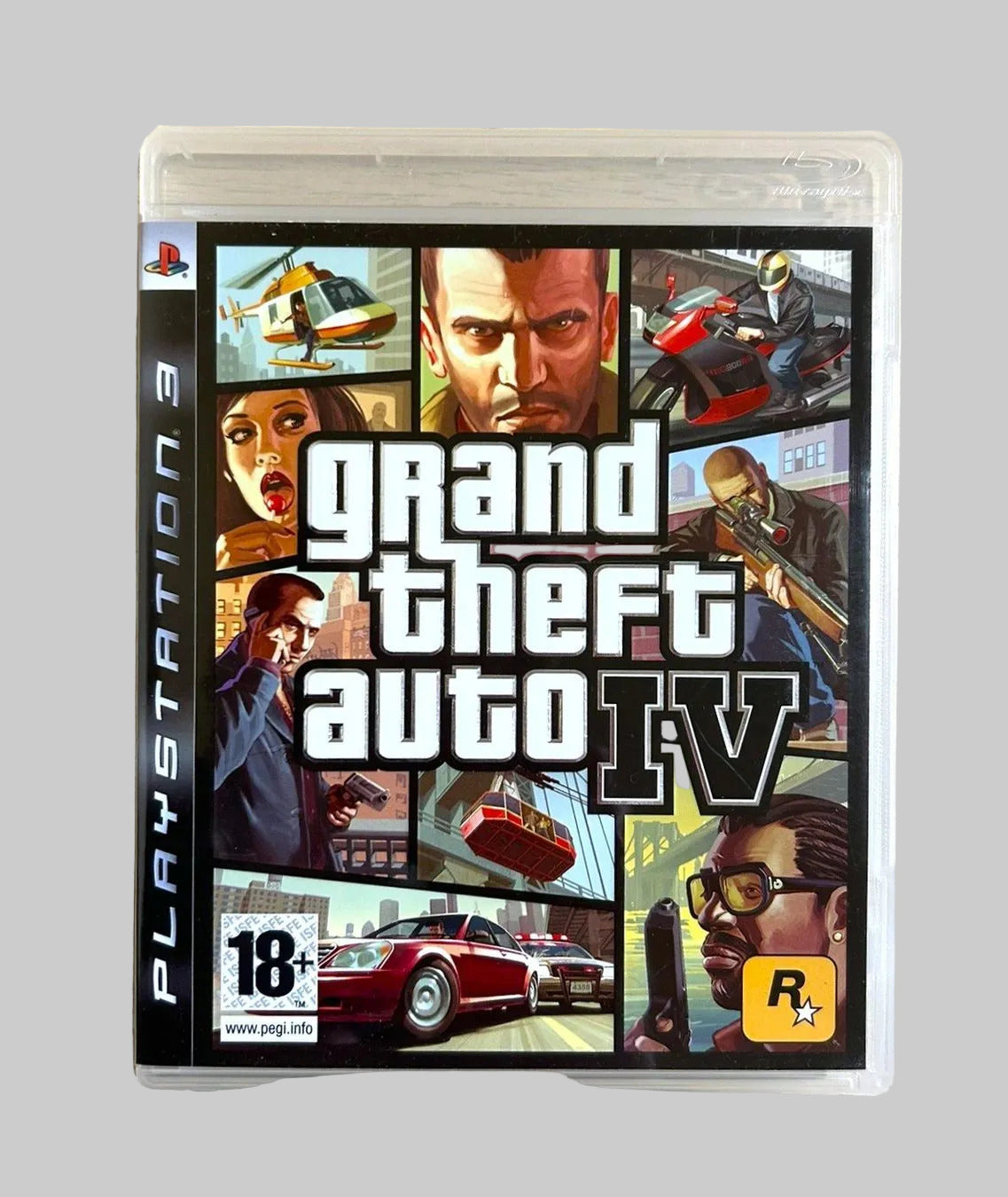 PlayStation 3 Videospiel Grand Theft Auto IV Hülle von vorne