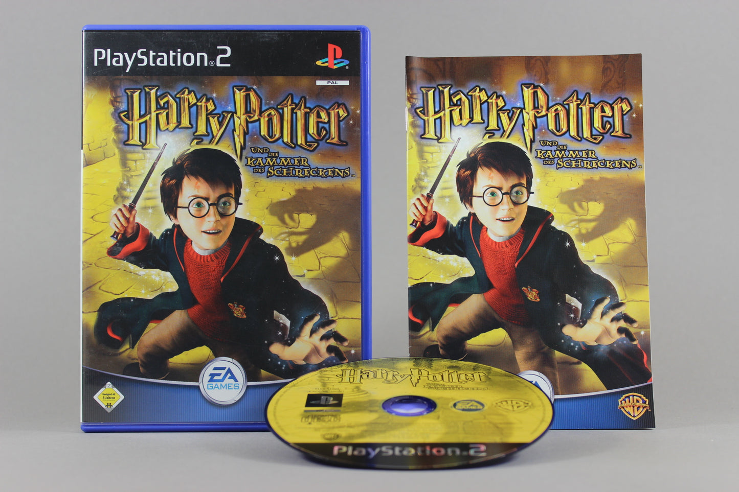 Playstation 2 Videospiel Harry Potter und die Kammer des Schreckens Hülle mit Anleitung und Disc