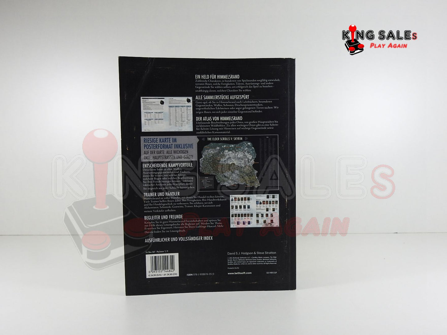 The Elder Scrolls V: Skyrim Lösungsbuch von hinten