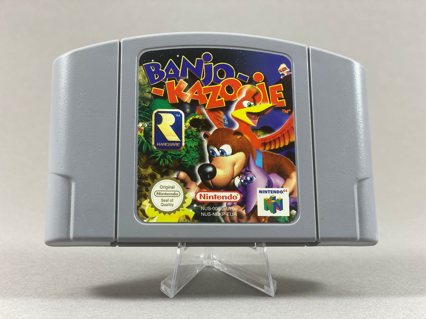Nintendo 64 Videospiel Modul Banjo Kazooie von vorne