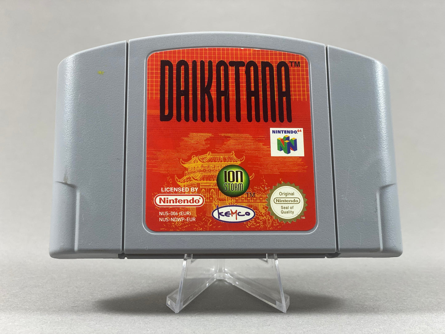 Nintendo 64 Videospiel Modul Daikatana von vorne