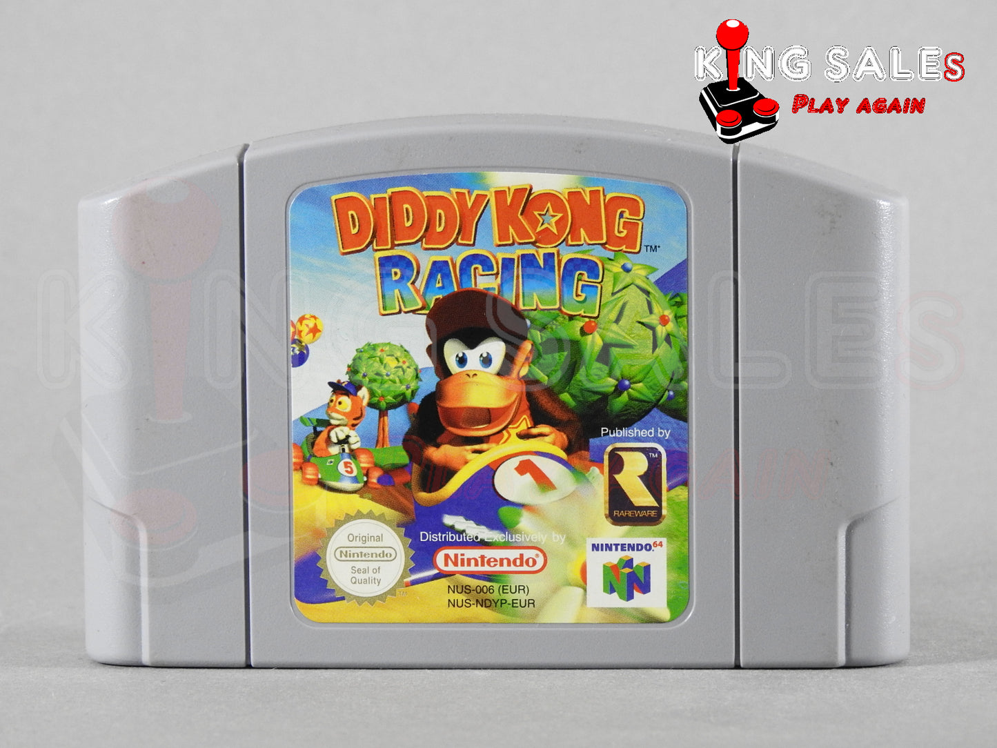 Nintendo 64 Videospiel Diddy Kong Racing Modul von vorne