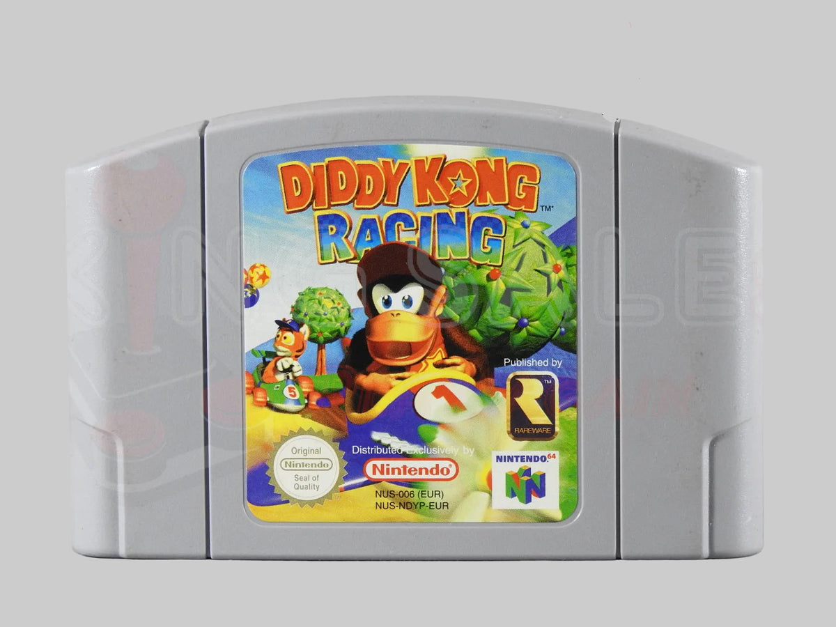Nintendo 64 Videospiel Diddy Kong Racing Modul von vorne
