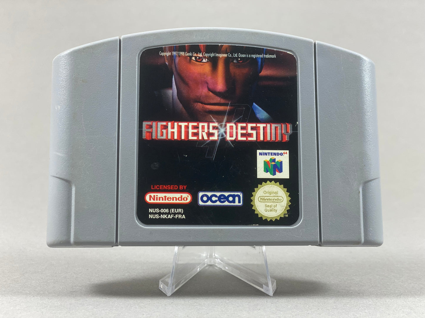 Nintendo 64 Videospiel Modul Fighters Destiny von vorne
