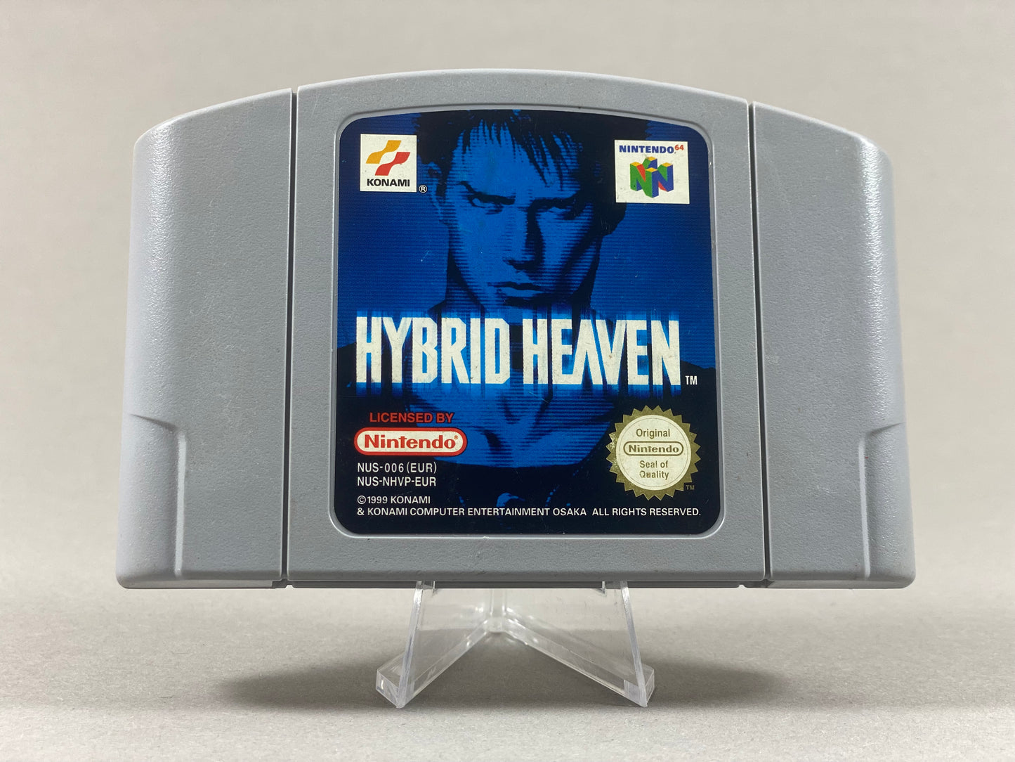 Nintendo 64 Videospiel Modul Hybrid Heaven von vorne