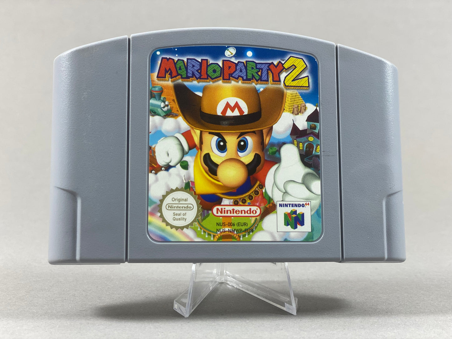 Nintendo 64 Videospiel Modul Mario Party 2 von vorne