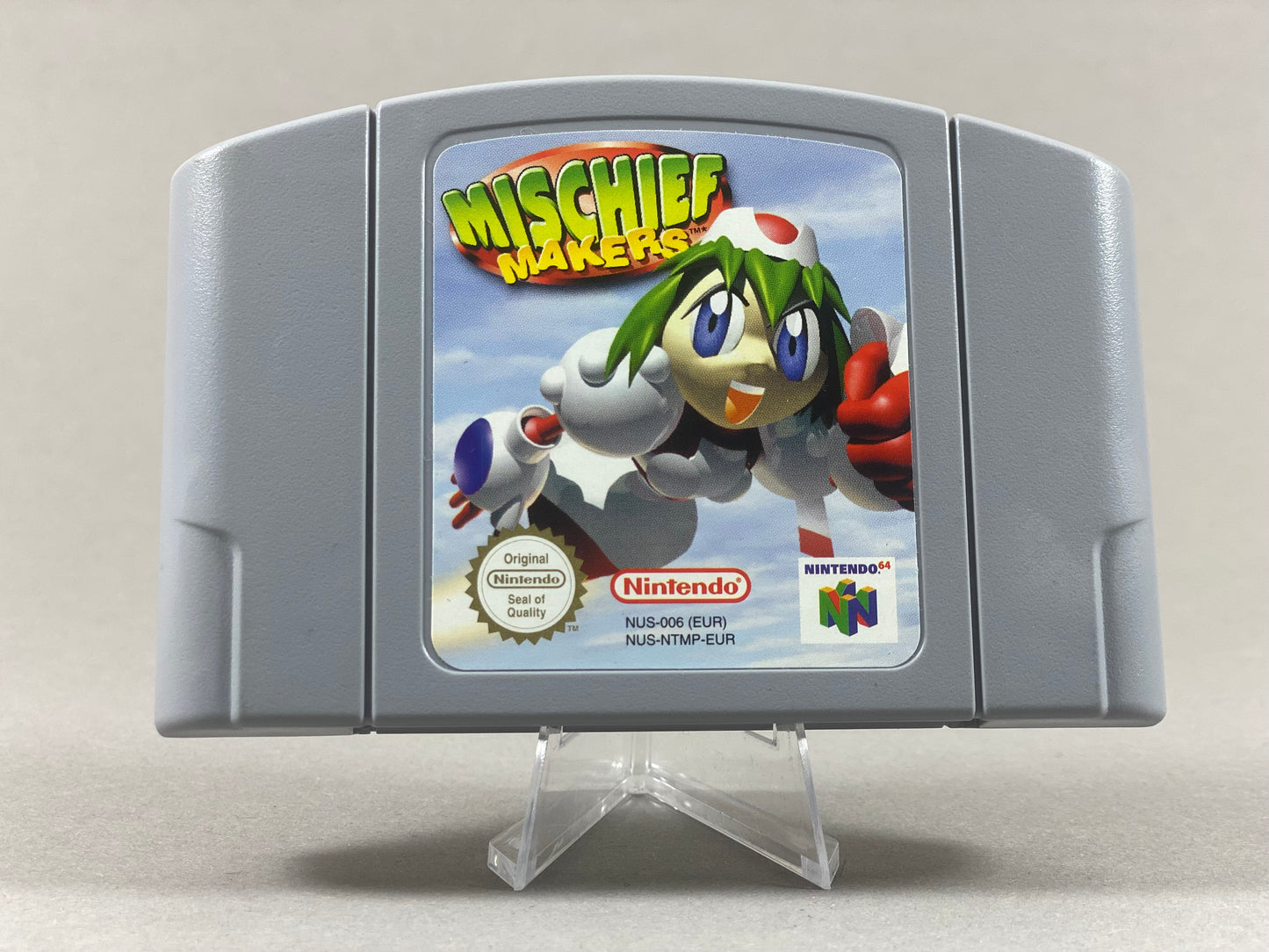 Nintendo 64 Videospiel Modul Mischief Makers von vorne