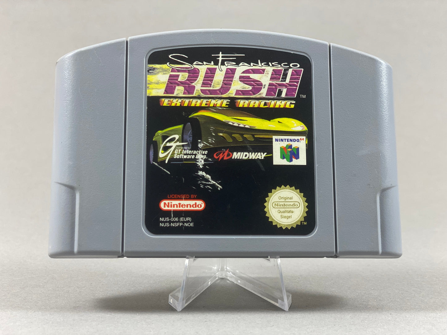 Nintendo 64 Videospiel Modul San Francisco Rush Extreme Racing von vorne