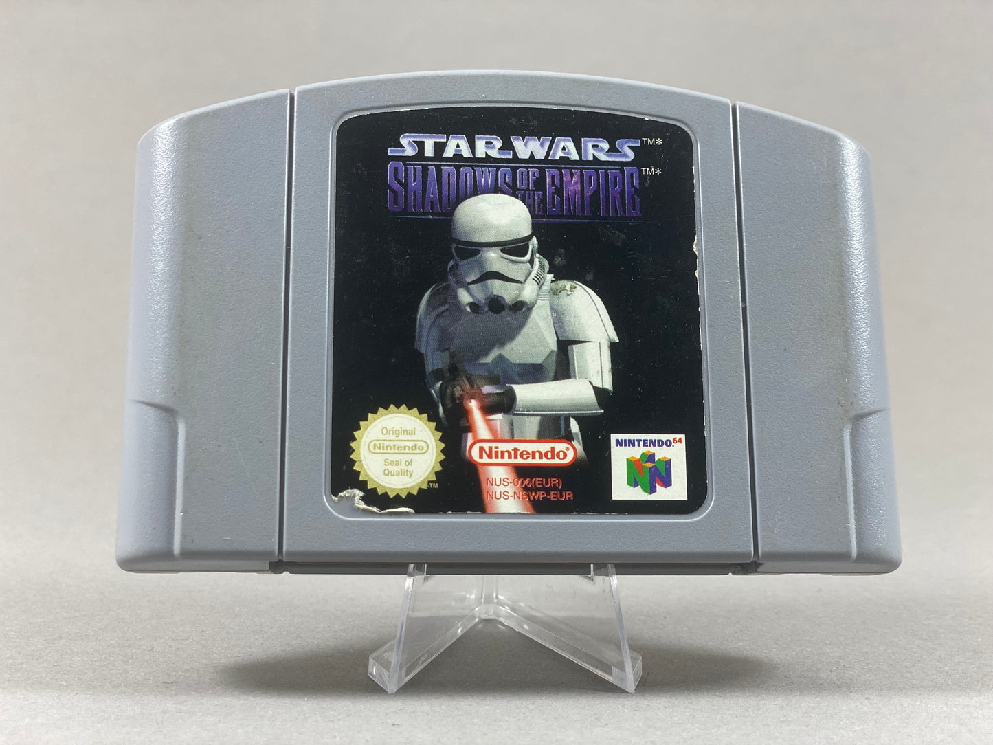 Nintendo 64 Videospiel Modul Star Wars Shadow of the Empire von vorne