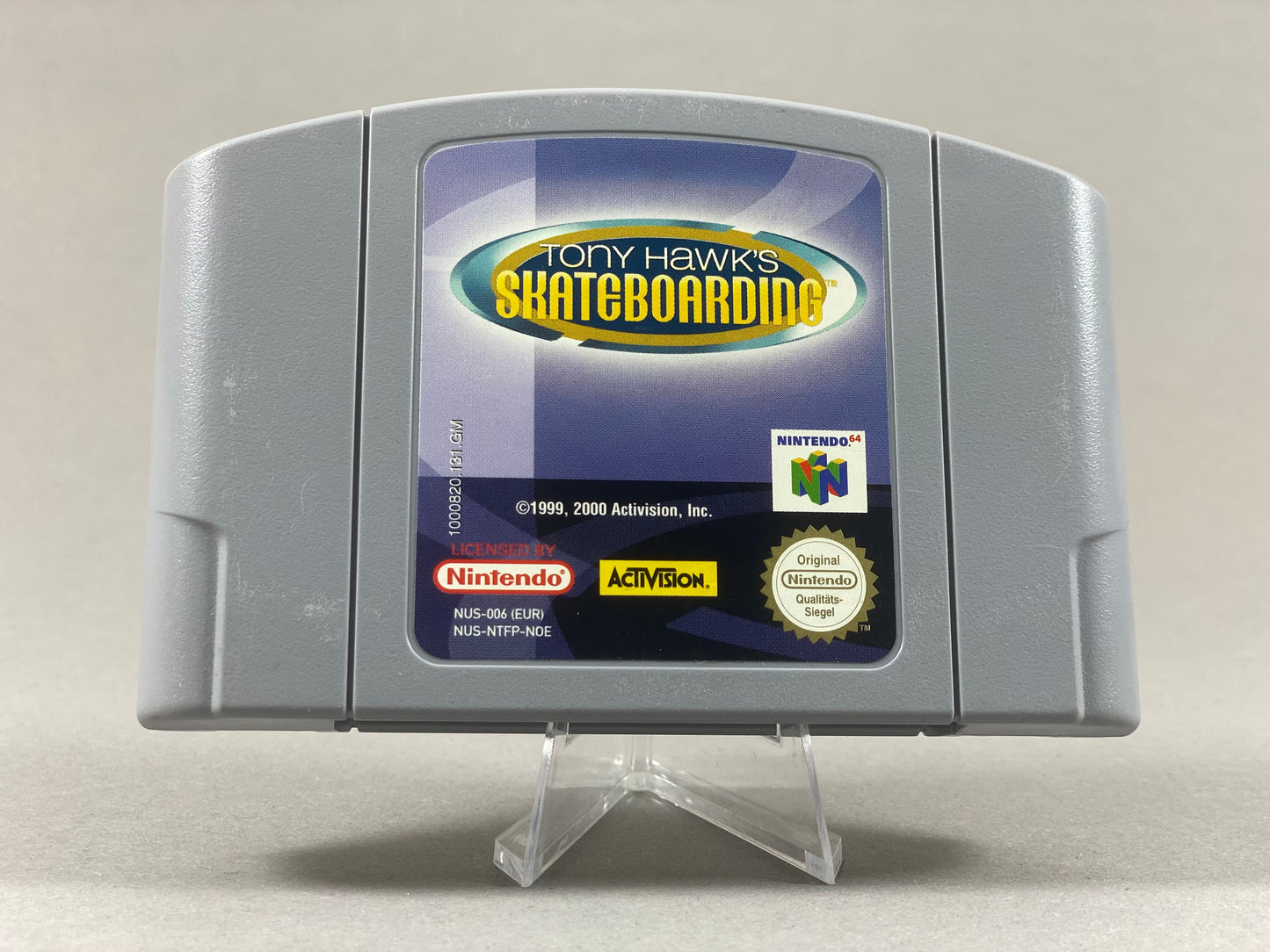 Nintendo 64 Videospiel Modul Tony Hawks Skateboarding von vorne