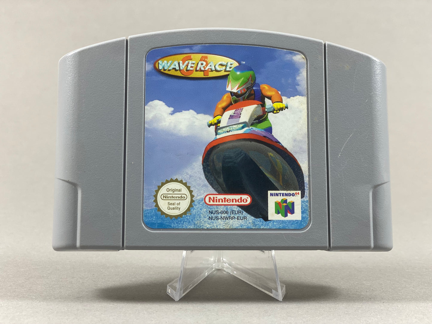 Nintendo 64 Videospiel Modul Wave Race 64 von vorne