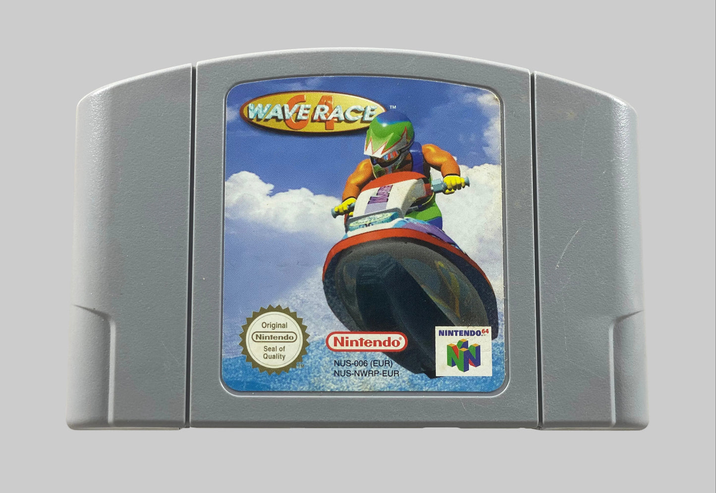 Nintendo 64 Videospiel Modul Wave Race 64 von vorne