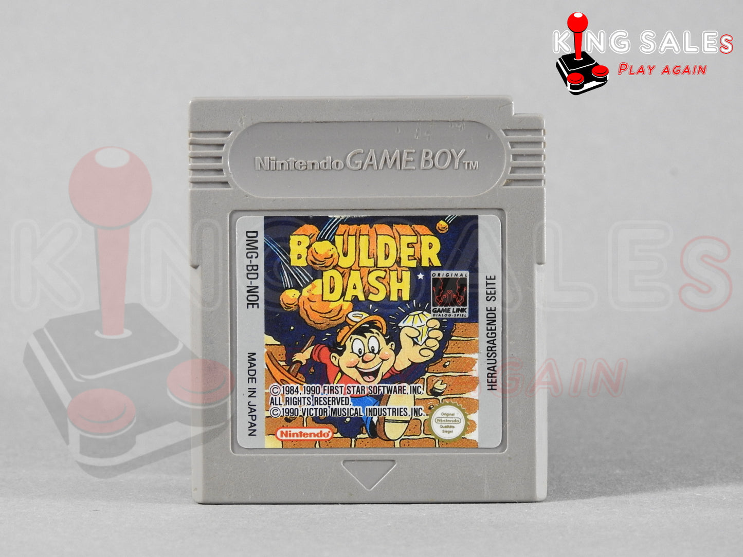 Nintendo Gameboy Spiel Boulder Dash Modul von vorne