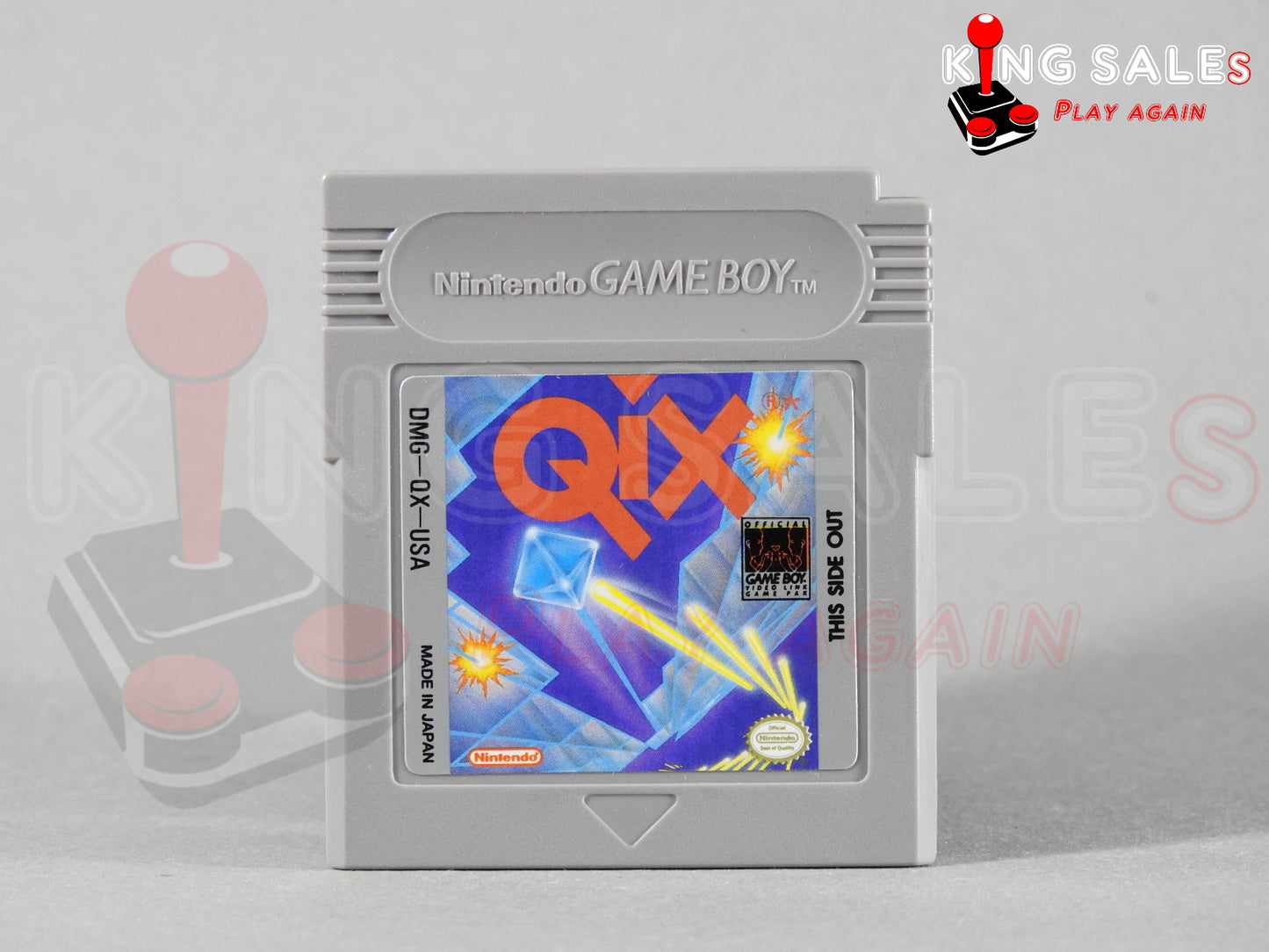Nintendo Gameboy Spiel Qix Modul von vorne
