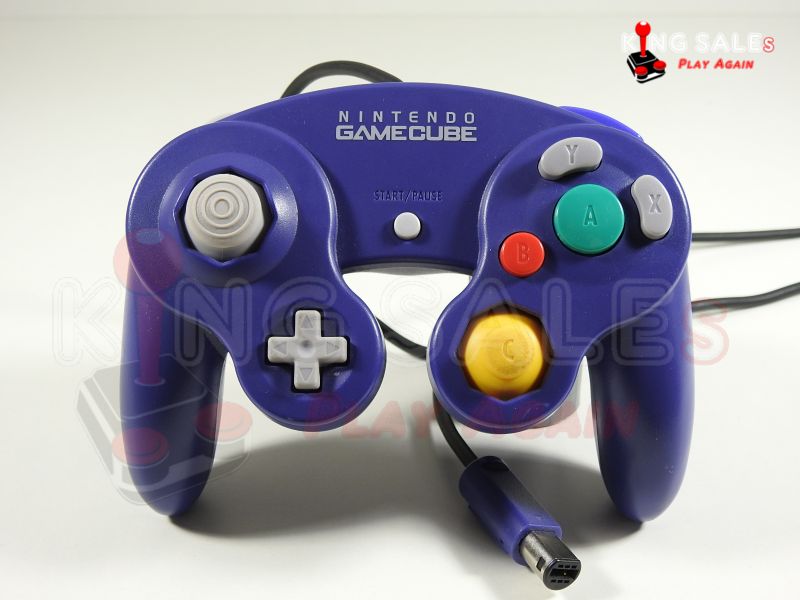 Nintendo Gamecube Zubehör Gamecube Controller lila von vorne