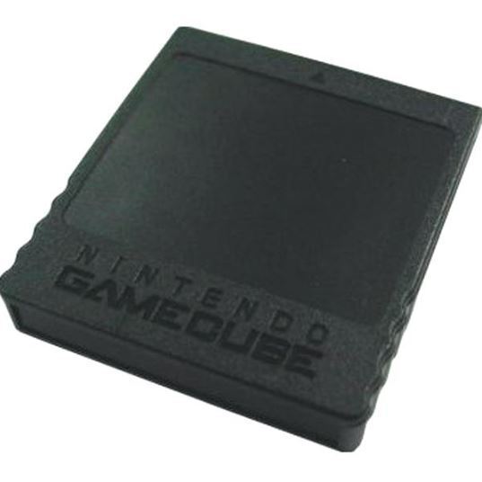 Nintendo Gamecube Zubehör Memory Card in schwarz