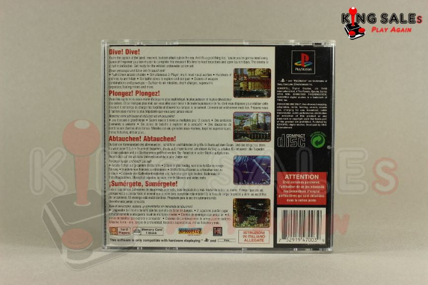 PlayStation Videospiel In the Hunt Cover von hinten