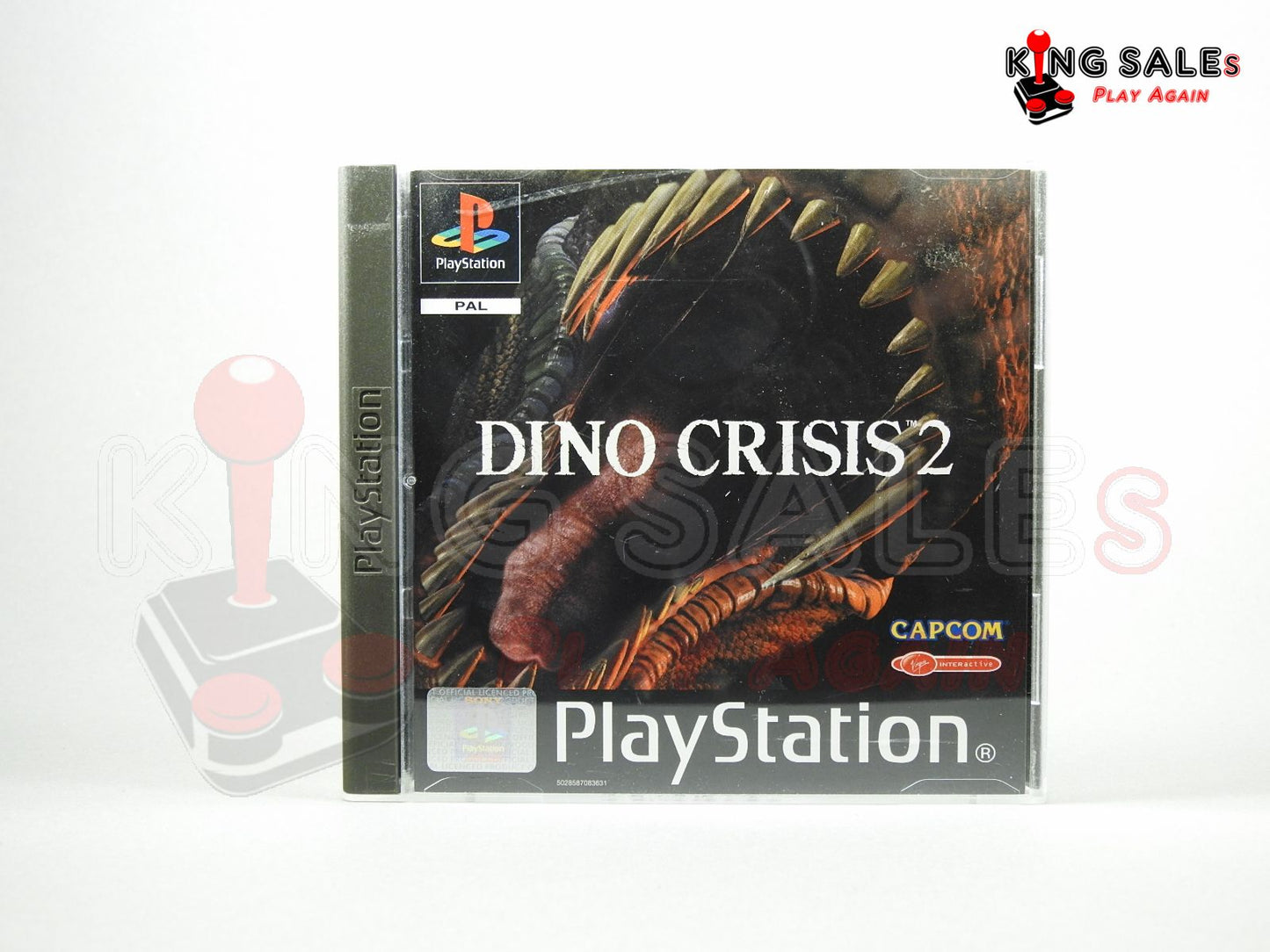 PlayStation Videospiel Dino Crisis 2 Cover von vorne