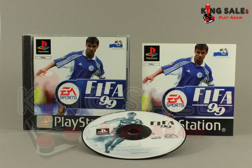 PlayStation Videospiel FIFA 99
Hülle mit Anleitung und Disc