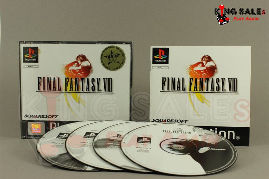 PlayStation Videospiel Final Fantasy VIII Hülle mit Anleitung und Disc