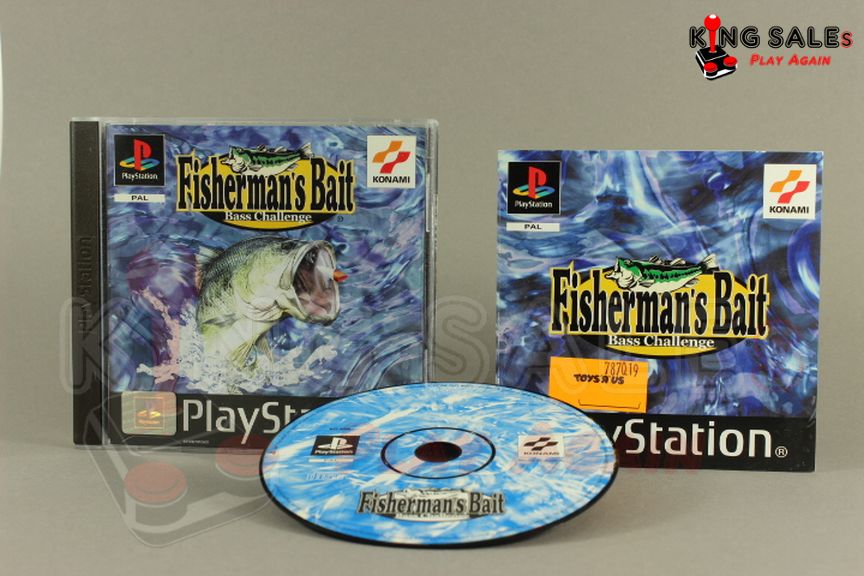 PlayStation Videospiel Fishermans Bait Hülle mit Anleitung und Disc