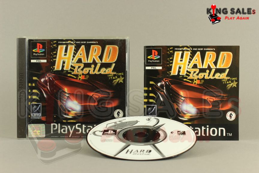 PlayStation Videospiel Hard Boiled Hülle mit Anleitung und Disc