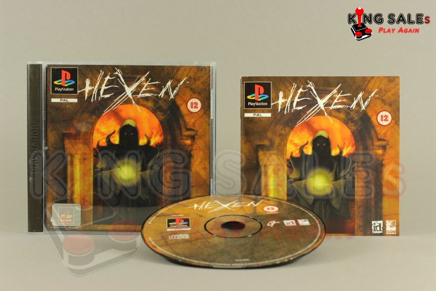 PlayStation Videospiel Hexen Hülle mit Anleitung und Disc