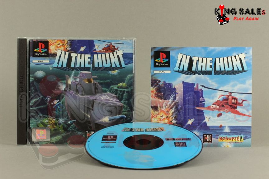 PlayStation Videospiel In the Hunt Hülle mit Anleitung und Disc